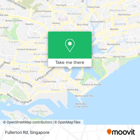 Fullerton Rd map