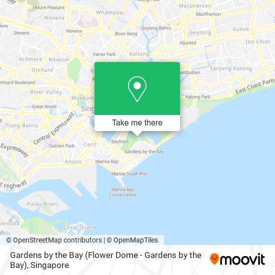 Gardens by the Bay (Flower Dome - Gardens by the Bay) map