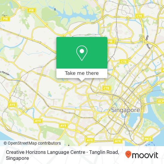 Creative Horizons Language Centre - Tanglin Road map