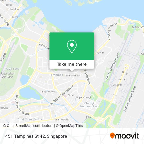 451 Tampines St 42地图