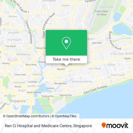 Ren Ci Hospital and Medicare Centre地图