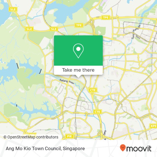 Ang Mo Kio Town Council map