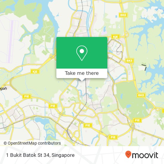 1 Bukit Batok St 34 map
