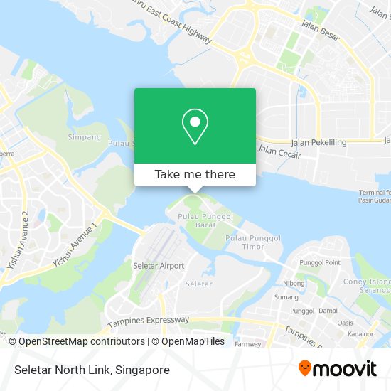 Seletar North Link map