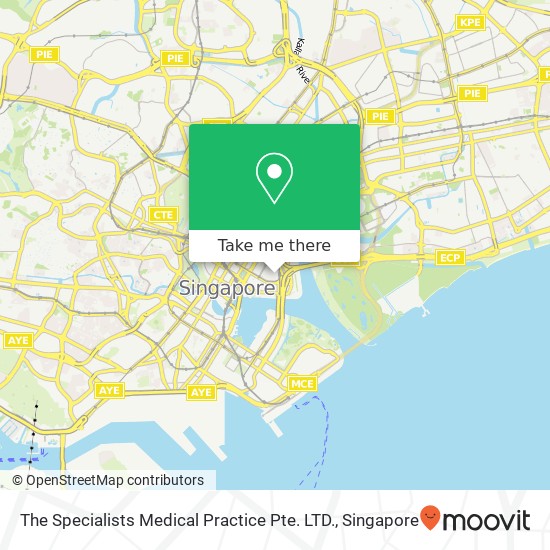 The Specialists Medical Practice Pte. LTD. map
