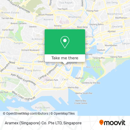 Aramex (Singapore) Co. Pte LTD地图