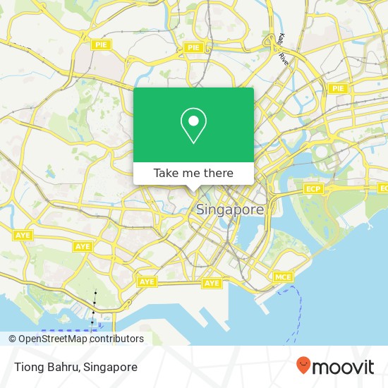 Tiong Bahru map