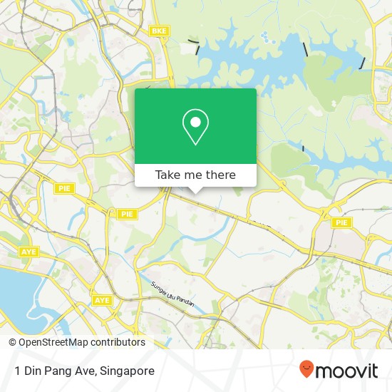 1 Din Pang Ave地图
