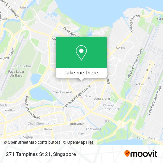 271 Tampines St 21地图