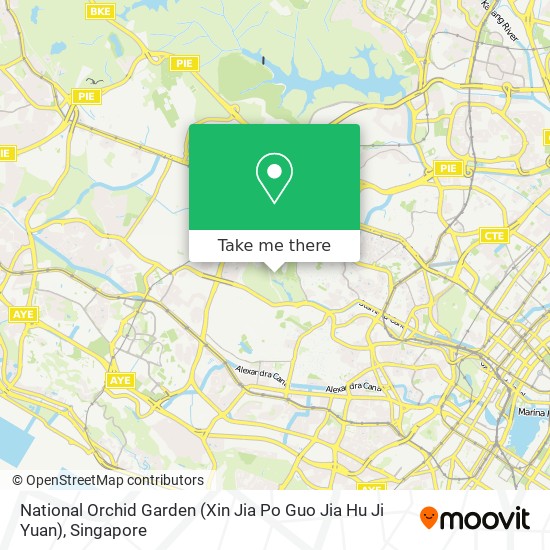 National Orchid Garden (Xin Jia Po Guo Jia Hu Ji Yuan) map