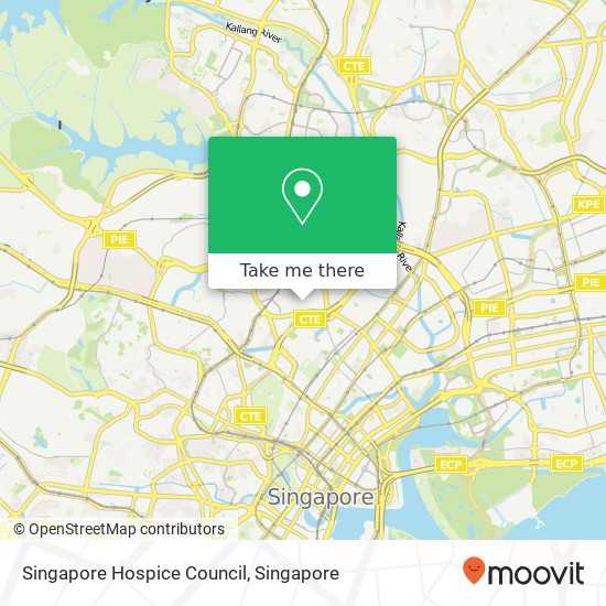 Singapore Hospice Council map