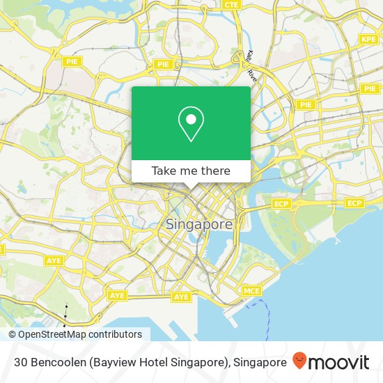 30 Bencoolen (Bayview Hotel Singapore) map