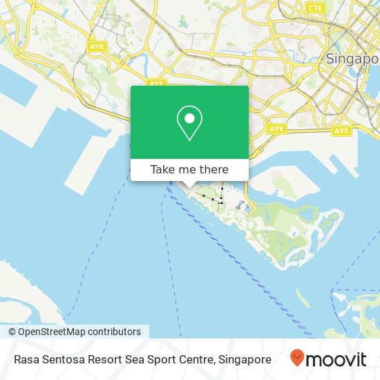 Rasa Sentosa Resort Sea Sport Centre map