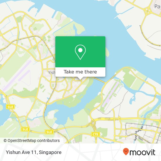 Yishun Ave 11 map
