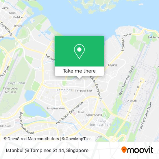 Istanbul @ Tampines St 44 map
