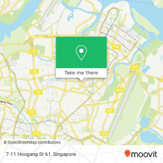 7-11 Hougang St 61地图