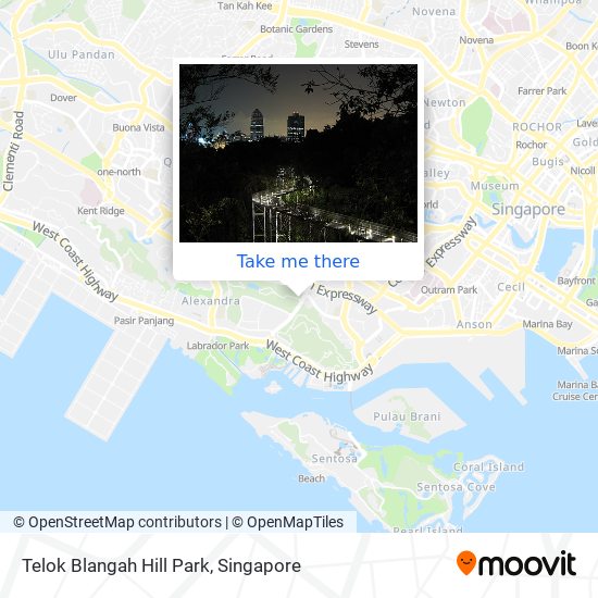 Telok Blangah Hill Park map