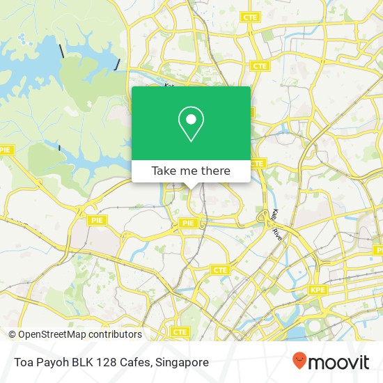 Toa Payoh BLK 128 Cafes地图