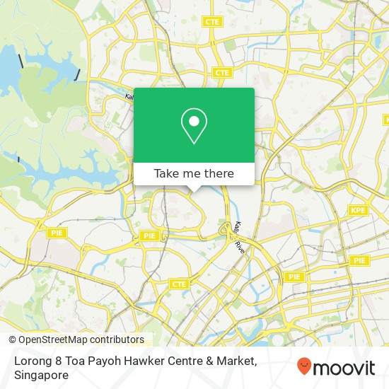 Lorong 8 Toa Payoh Hawker Centre & Market map