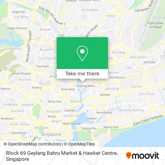 Block 69 Geylang Bahru Market & Hawker Centre map