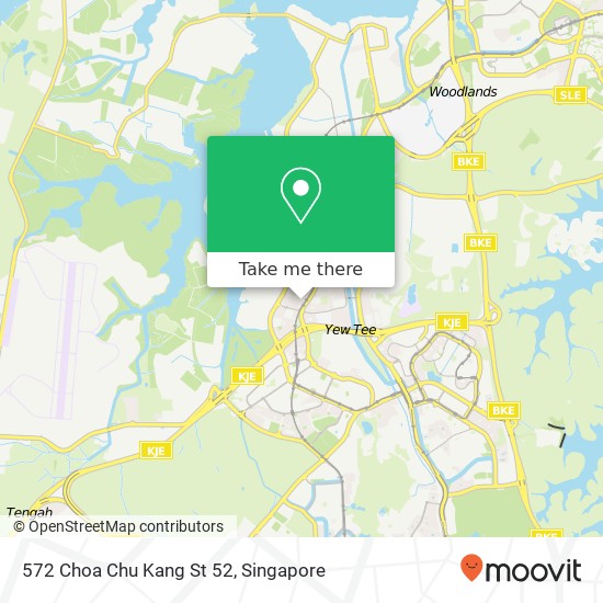 572 Choa Chu Kang St 52 map