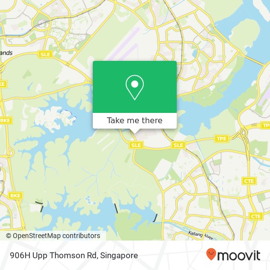906H Upp Thomson Rd map