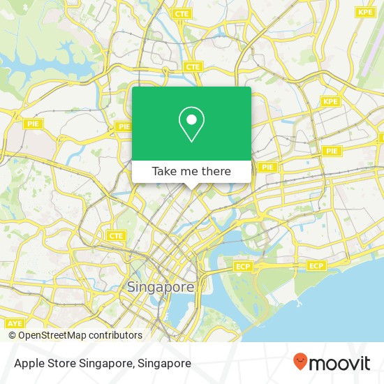 Apple Store Singapore map