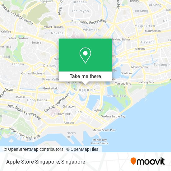 Apple Store Singapore地图
