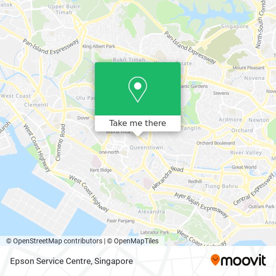 Epson Service Centre map