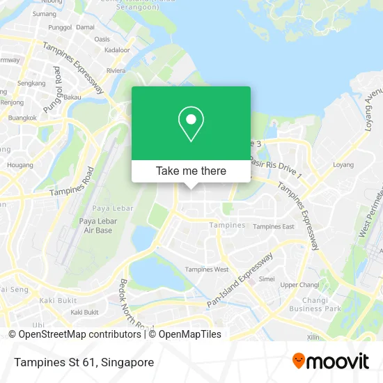 Tampines St 61地图