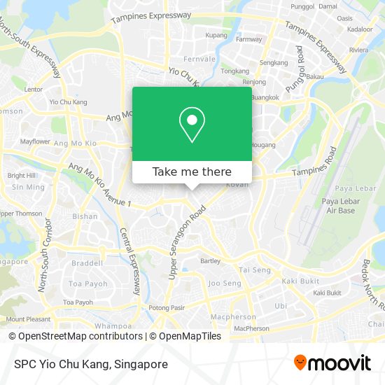 SPC Yio Chu Kang map