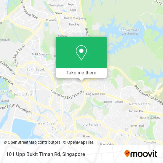 101 Upp Bukit Timah Rd地图