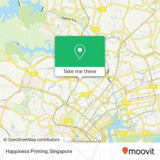 Happiness Printing map