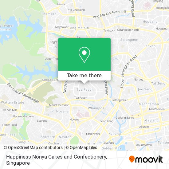 Happiness Nonya Cakes and Confectionery map