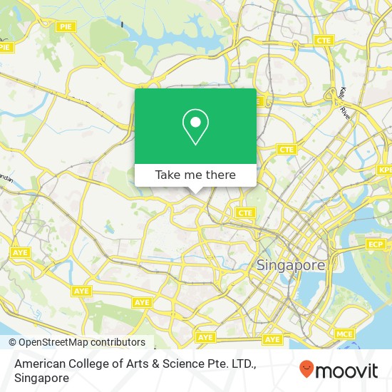 American College of Arts & Science Pte. LTD.地图