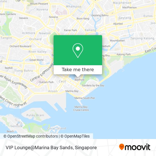 VIP Lounge@Marina Bay Sands地图