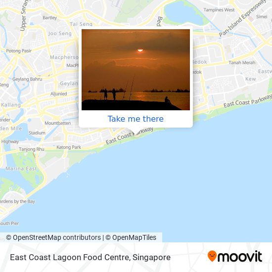 East Coast Lagoon Food Centre map