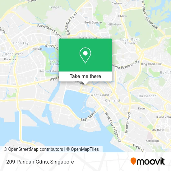 209 Pandan Gdns map