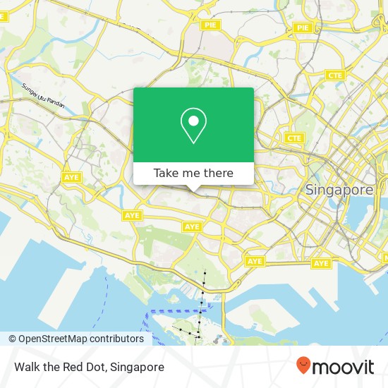 Walk the Red Dot map