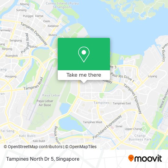 Tampines North Dr 5 map