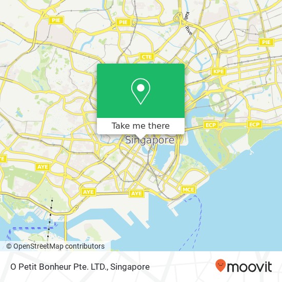 O Petit Bonheur Pte. LTD. map