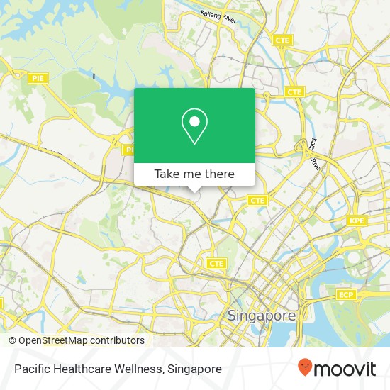 Pacific Healthcare Wellness map