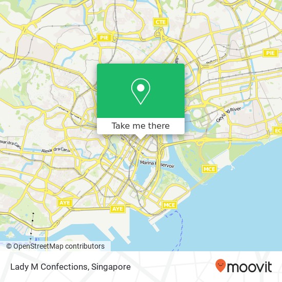 Lady M Confections map