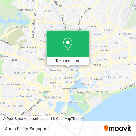 Acres Realty map