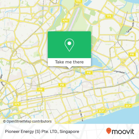 Pioneer Energy (S) Pte. LTD. map