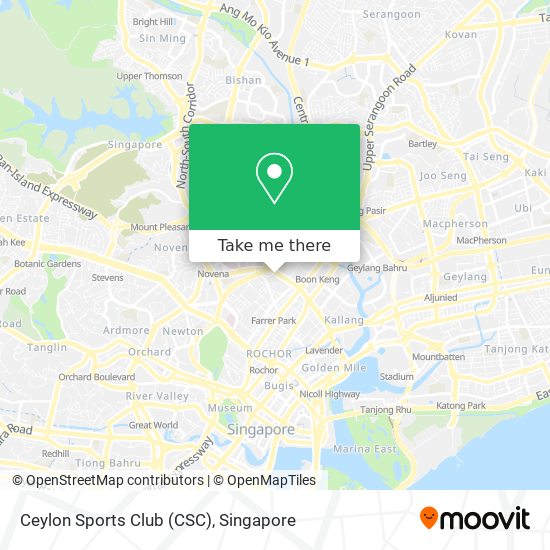 Ceylon Sports Club (CSC) map