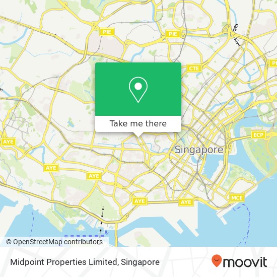 Midpoint Properties Limited map