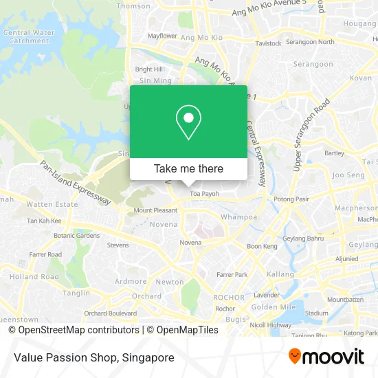 Value Passion Shop map