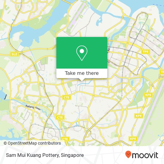 Sam Mui Kuang Pottery map