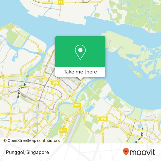 Punggol map